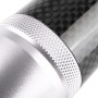 Универсальный автомобильный карбоновый волокно -ручка переключения передач (серебро)
