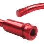 Car Modified Racing Quick Curved Gear Lever Extension Rod for Volkswagen T4 1990-2003 (Red)