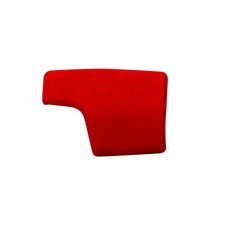 Car Suede Shift Knob Handle Cover B Version for Audi A6/A7(2019+) & SQ8(2017+) & RS6/RS7(2019+) & Q8/S8(2020+), Suitable for Left Driving(Wine Red)