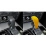 Car Suede Shift Knob Handle Cover for Audi A6 / S6 / A7(2015-2018), Suitable for Left Driving(Yellow)