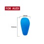 Car Suede Shift Knob Handle Cover for Audi A6 / S6 / A7(2015-2018), Suitable for Left Driving(Sky Blue)