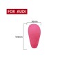 Car Suede Shift Knob Handle Cover for Audi A6 / S6 / A7(2015-2018), Suitable for Left Driving(Pink)