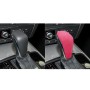 Car Suede Shift Knob Handle Cover for Audi A6 / S6 / A7(2015-2018), Suitable for Left Driving(Pink)