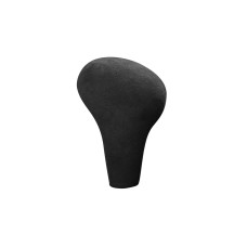 Car Suede Shift Knob Handle Cover for Audi A4(2009-2012) / A5(2008-2010) / Q5(2009-2012), Suitable for Left Driving(Black Grey)