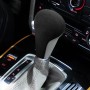 Car Suede Shift Knob Handle Cover for Audi A4(2009-2012) / A5(2008-2010) / Q5(2009-2012), Suitable for Left Driving(Black Grey)