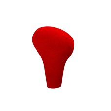 Car Suede Shift Knob Handle Cover for Audi A4(2009-2012) / A5(2008-2010) / Q5(2009-2012), Suitable for Left Driving(Wine Red)