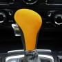 Крышка ручки с переключением замшей для Audi A4 (2009-2012) / A5 (2008-2010) / Q5 (2009-2012), подходит для левого вождения (желтый)