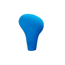 Car Suede Shift Knob Handle Cover for Audi A4(2009-2012) / A5(2008-2010) / Q5(2009-2012), Suitable for Left Driving(Sky Blue)