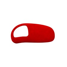 Car Suede Shift Knob Handle Cover for Audi A8(2011-2017), Suitable for Left Driving(Wine Red)