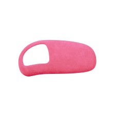 Car Suede Shift Knob Handle Cover for Audi A8(2011-2017), Suitable for Left Driving(Pink)