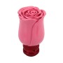 Rose Flower Shaped Universal Vehicle Car Manual Automatic Gear Shift Knob (Magenta)