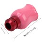 Rose Flower Shaped Universal Vehicle Car Manual Automatic Gear Shift Knob (Magenta)