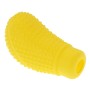 Универсальная эластичность Неоткрытая мягкая силиконовая ручка переключения передач (желтый)