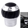 Car Universal Round Shaped Ergonomic Aluminum Manual Gear Shift Knob(Black)