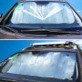 General Purpose Epe Car Sun Visor Before The File, Size: 140cm x 70cm(Silver)