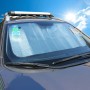 General Purpose Epe Car Sun Visor Before The File, Size: 140cm x 70cm(Silver)