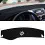 Car Dashboard Instrument Panel Sunscreen Car Mats Hood Cover for Mercedes-Benz C-Class 2015-2018 (Please note the model and year)(Black)