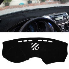 Dark Mat Car Dashboard Cover Car Light Pad Instrument Panel Sunscreen Car Mats for Cadillac (Please note the model and year)(Black)