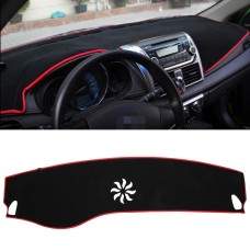 Dark Mat Car Dashboard Cover Car Light Pad Instrument Panel Sunscreen Car Mats for Cadillac (Please note the model and year)(Red)