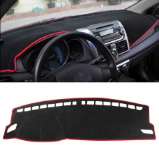Dark Mat Car Dashboard Cover Car Light Pad Instrument Panel Sunscreen Car Mats for Volkswagen Lavida 2018~2019 Year (Please note the model and year)(Red)