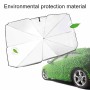 Car Retractable Sunshade Sunscreen Heat Insulation Front Windshield Sunshade, Large Size