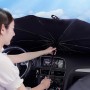 Car Retractable Sunshade Sunscreen Heat Insulation Front Windshield Sunshade, Large Size