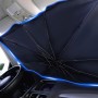 Car Retractable Sunshade Sunscreen Heat Insulation Front Windshield Sunshade, Grey Small Size