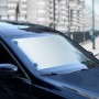Baseus Car Front Window Suction Cup Retractable Sun Shade, Size: 58x45x65cm(Silver)