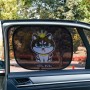 N978 2 Сета Summer Cartoon Car Electrostatic Adsortion Adsption Swee Window Sticker (одна пара двух га)
