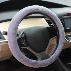 Little Rabbit Warm Car Steering Wheel Cover (Colour: Grey, Adaptation Steering wheel diameter: 38cm)