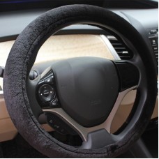 Little Rabbit Warm Car Steering Wheel Cover (Colour: Black, Adaptation Steering wheel diameter: 38cm)