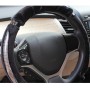 Carbon Fiber Plush Car Steering Wheel Cover To Cover (Colour: Black, Adaptation Steering wheel diameter: 38cm)