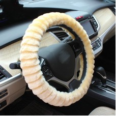 Bamboo Car Steering Wheel The Sets (Colour: Beige, Adaptation Steering wheel diameter: 38cm)