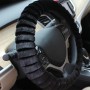 Рулевое колесо бамбукового автомобиля Наборы (цвет: черный, диаметр рулевого колеса адаптации: 38 см)