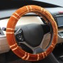 Цвет автомобиля бамбуковые плюшевые ручки (цвет: коричневый, адаптационный диаметр рулевого колеса: 38 см)