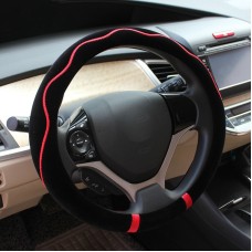 Colorful Plush Grips (Colour: Red, Adaptation Steering wheel diameter: 38cm)