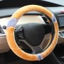 Warm Plush Stitching The Sleeve (Colour: M and Gray, Adaptation Steering wheel diameter: 38cm)