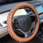 Ice Silk Steering Wheel Cover (Colour: Cayenne Yellow, Adaptation Steering wheel diameter: 38cm)
