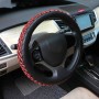 Ice Silk Steering Wheel Cover (Colour: Warm red, Adaptation Steering wheel diameter: 38cm)