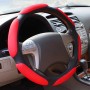 Крышка рулевого колеса сэндвич (цвет: красный и белый клей, диаметр рулевого колеса адаптации: 38 см)