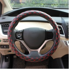 General Motors Steering Wheel Cover (Specification: Red, Adaptation Steering wheel diameter: 38cm)