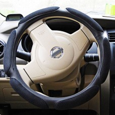 3D 38cm Sandwich Style Slip-resistant Slams Car Steering Wheel Movement Cover