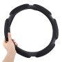 3D 38cm Sandwich Style Slip-resistant Slams Car Steering Wheel Movement Cover