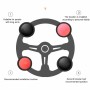 Creative Car Steering Wheel Auxiliary Booster (Red)