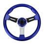 Модифицирован автомобиль 33,5 см метал + ABS Racing Sport Horn Button Huneeing Dieming (синий)