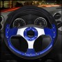 Car Modified Racing Sport Horn Button Steering Wheel, Diameter: 32cm(Blue)