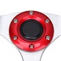 Car Modified Racing Sport Horn Button Steering Wheel, Diameter: 32cm(Red)