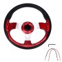 Car Modified Racing Sport Horn Button Steering Wheel, Diameter: 32cm(Red)