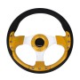 Car Modified Racing Sport Horn Button Steering Wheel, Diameter: 32cm(Yellow)