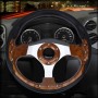 Модифицированный автомобиль гоночный спортивный рулевой руль кнопки, диаметр: 32 см (коричневый)